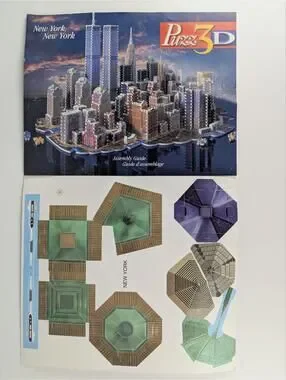 Games | Wrebbit Puzz 3d New York New York 3141 Piece Twin Towers Puzzle ...